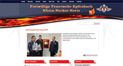 Desktop Screenshot of feuerwehr-epfenbach.de